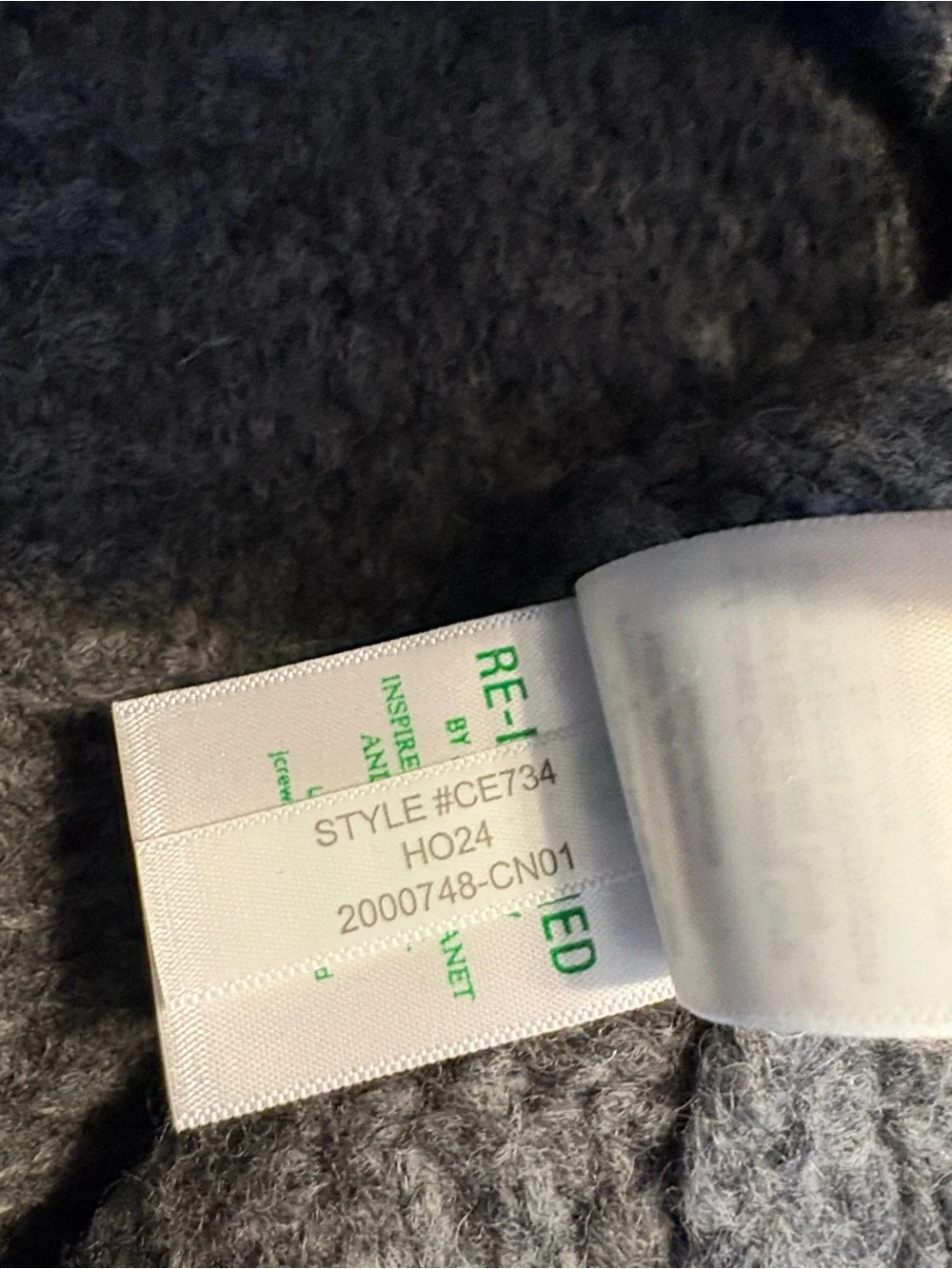 J. Crew Relaxed Cardigan in Textured Yarn Size XS Grey Oversized Wool Layering
